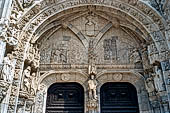 Lisbona - Monasteiro dos Jeronimos.  Chiesa di Santa Maria il portale occidentale 